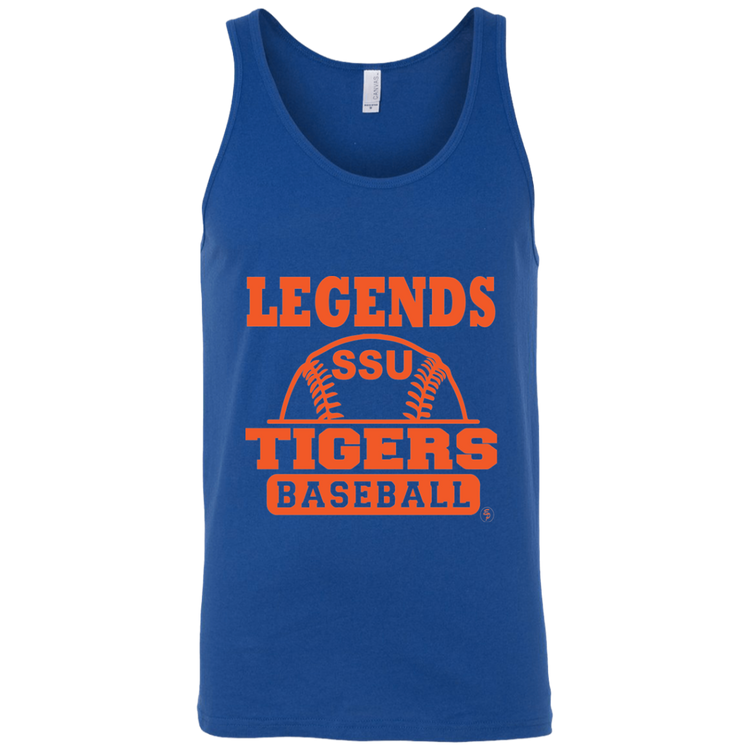 SSU - Tigers Baseball - Orange - Fashion Fitted Unisex Tank