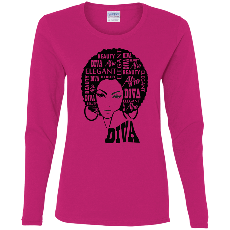 Afro Diva - Women's LS Tee