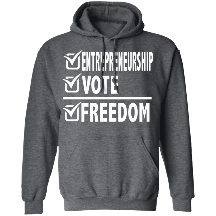 Entrepreneurship + Vote + Freedom
