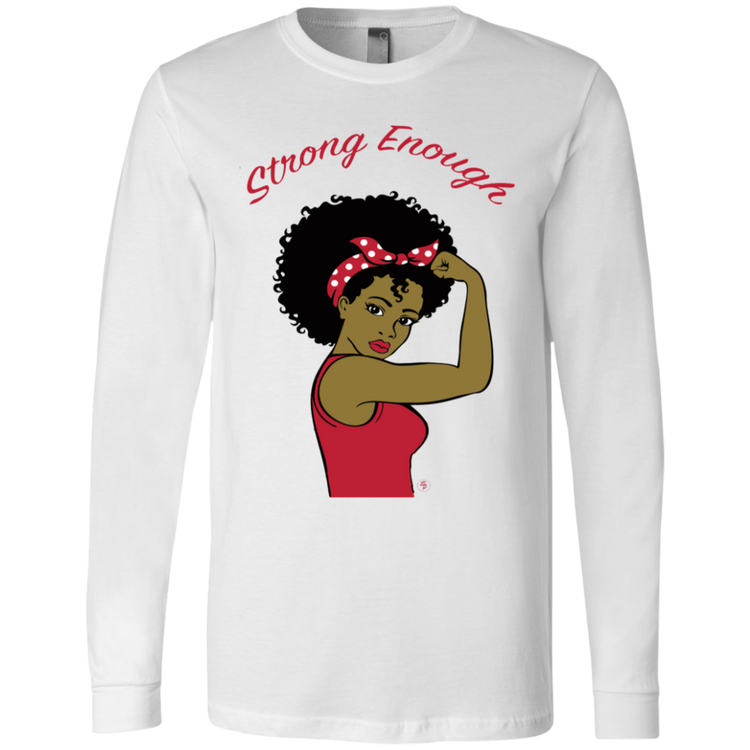 Strong Woman - Fashion Fitted Men's Jersey T-Shirt