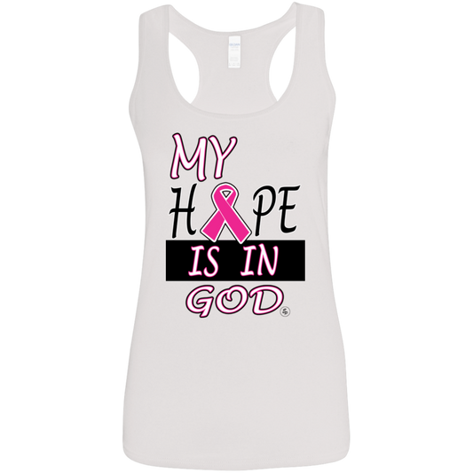 My Hope Is In God - Women's Softstyle Racerback Tank