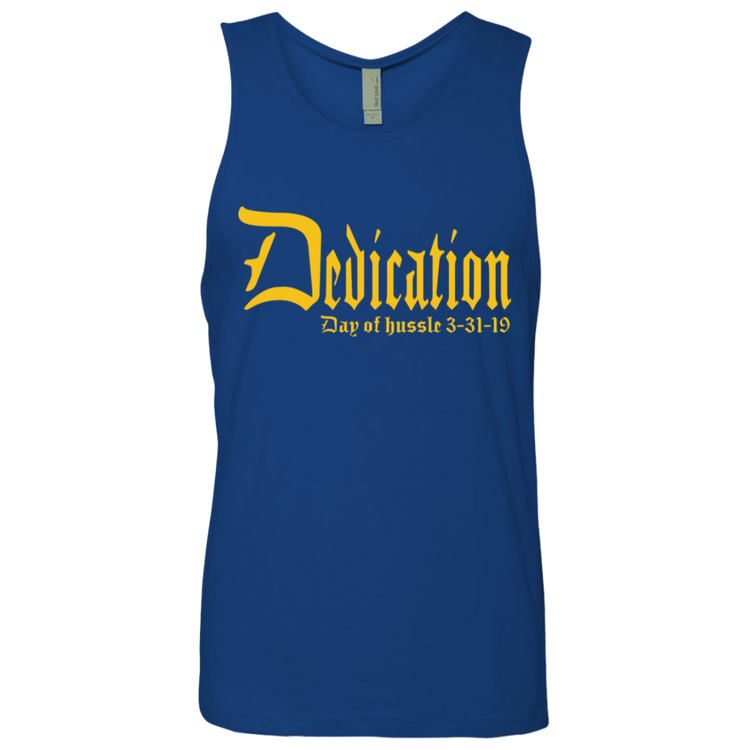 Dedication - Day of Hussle - Gold - Men's Tank Top