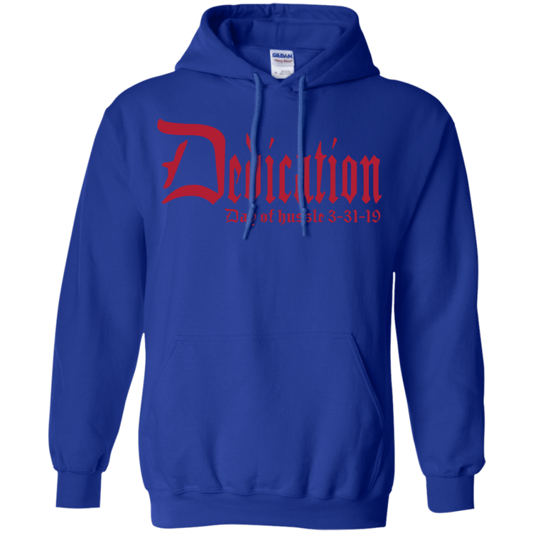Dedication - Day of Hussle - Red - Men's / Women's Pullover Hoodie