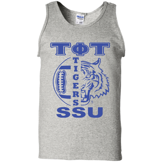 SSU - Tigers Football - Blue - Men's Tank Top