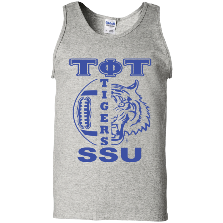 SSU - Tigers Football - Blue - Men's Tank Top