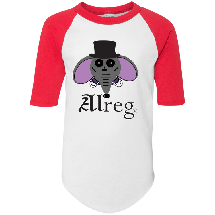 Alreg Elephant - Youth Colorblock Raglan Jersey