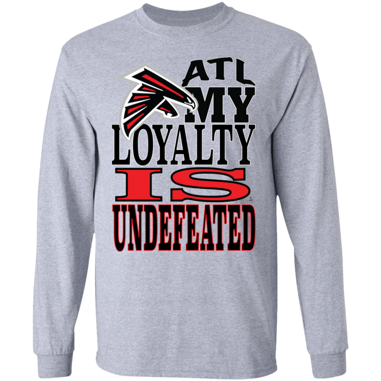 ATL Falcons Undefeated Loyalty - Men's LS Tee