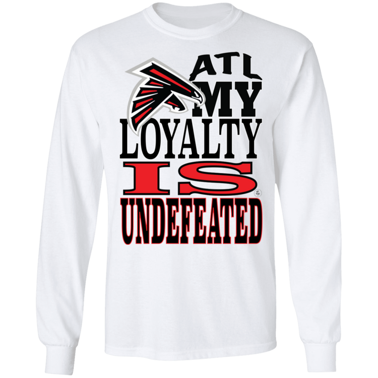 ATL Falcons Undefeated Loyalty - Men's LS Tee