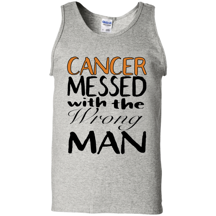 Leukemia Cancer Messed With The Wrong Man - Men's Tank Top