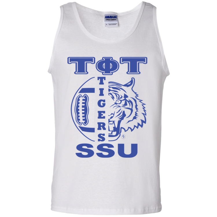 SSU - Tigers Football - Blue - Men's Tank Top