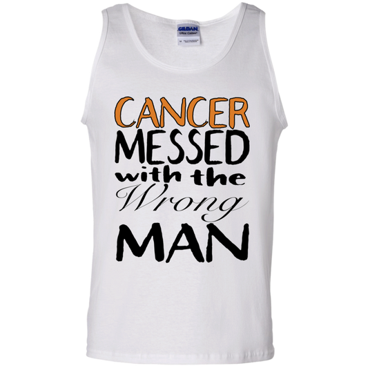 Leukemia Cancer Messed With The Wrong Man - Men's Tank Top
