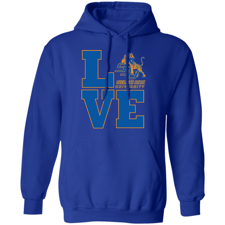 Savannah State - LOVE - Unisex Pullover Hoodie