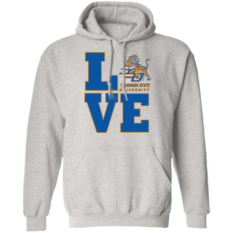 Savannah State - LOVE - Unisex Pullover Hoodie