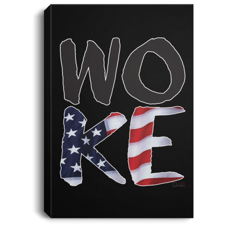 Woke - Portrait Canvas .75in Frame