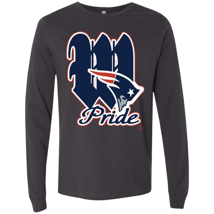 Westside Patriots Pride - Fitted Men's LS T-Shirt