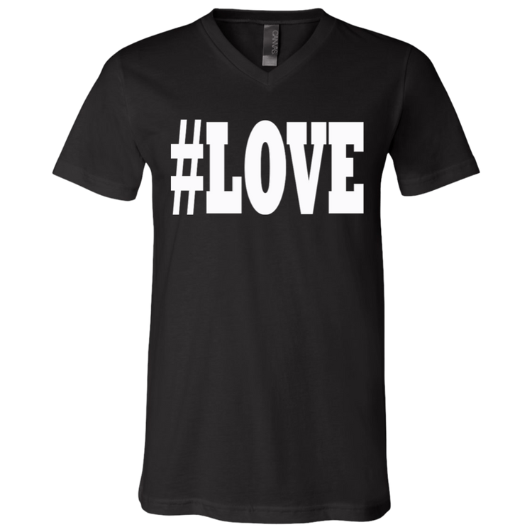 LOVE White - Black Label Unisex Neck T-Shirt
