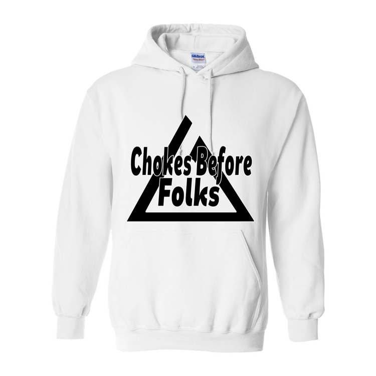 Chokes Before Folks BJJ - Hooded Sweatshirt