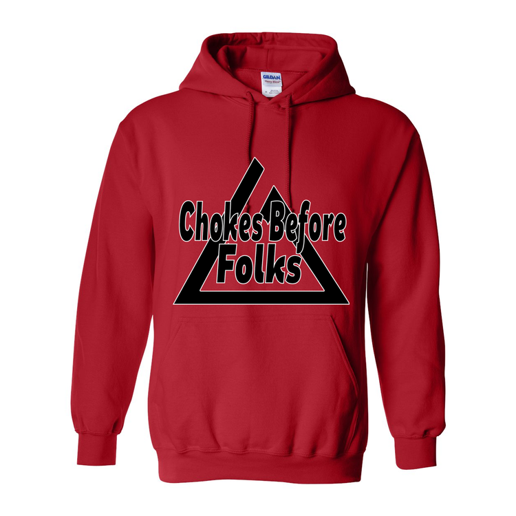 Chokes Before Folks BJJ - Hooded Sweatshirt