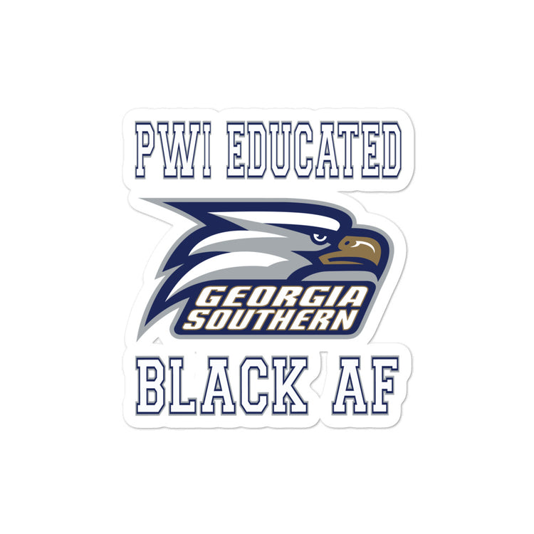 GSU Black AF - Bubble-free stickers