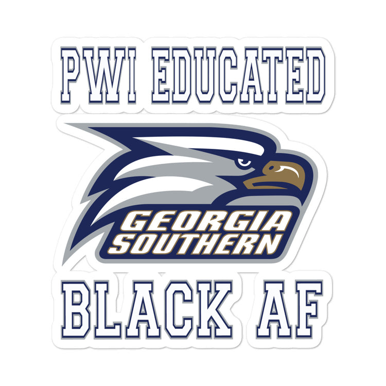 GSU Black AF - Bubble-free stickers
